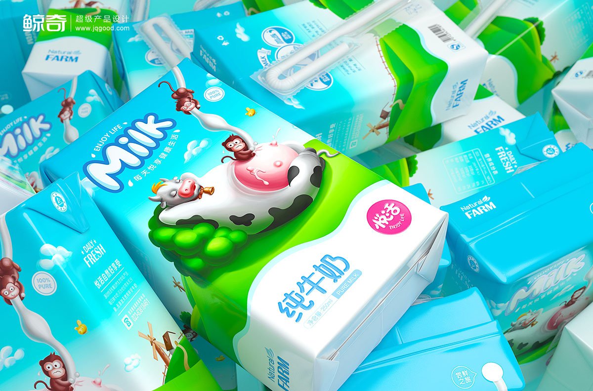 國(guó)外牛奶包裝設(shè)計(jì)